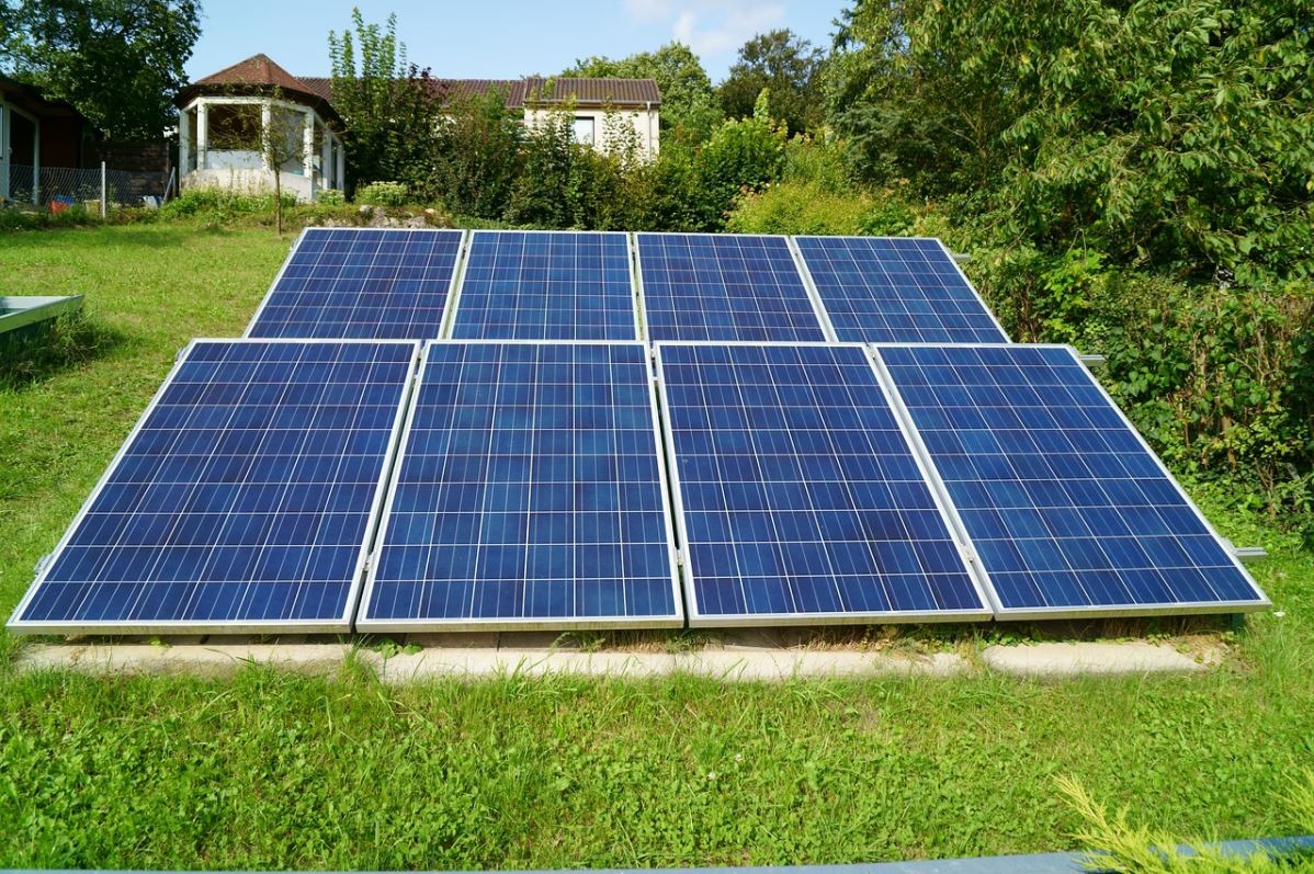 moderne Solarpaneele in Bad Homburg